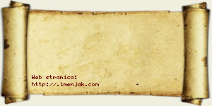 Ana Karadžić vizit kartica